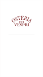 Mobile Screenshot of osteriadeivespri.it